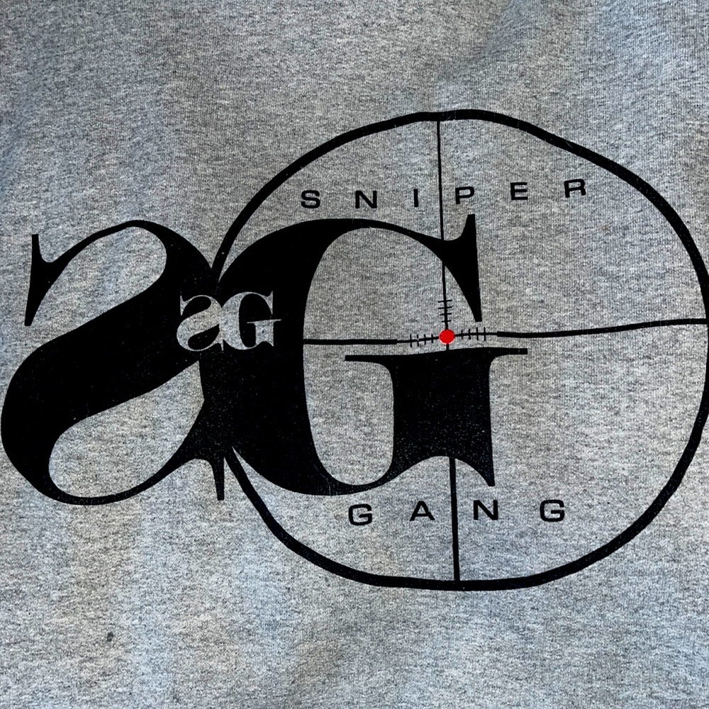 Grey 2XL Sniper Gang Hoodie